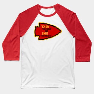 Know Your Role - Travis Kelce Baseball T-Shirt